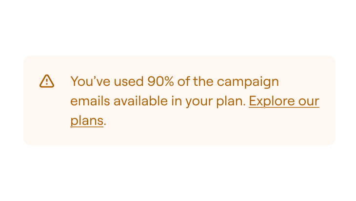 In warning, we’re providing advice before the unwanted results happen. People can ignore it and continue.