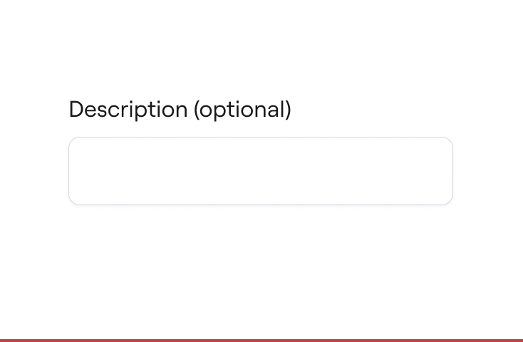 ⛔️ Avoid using a label to mark as optional. 