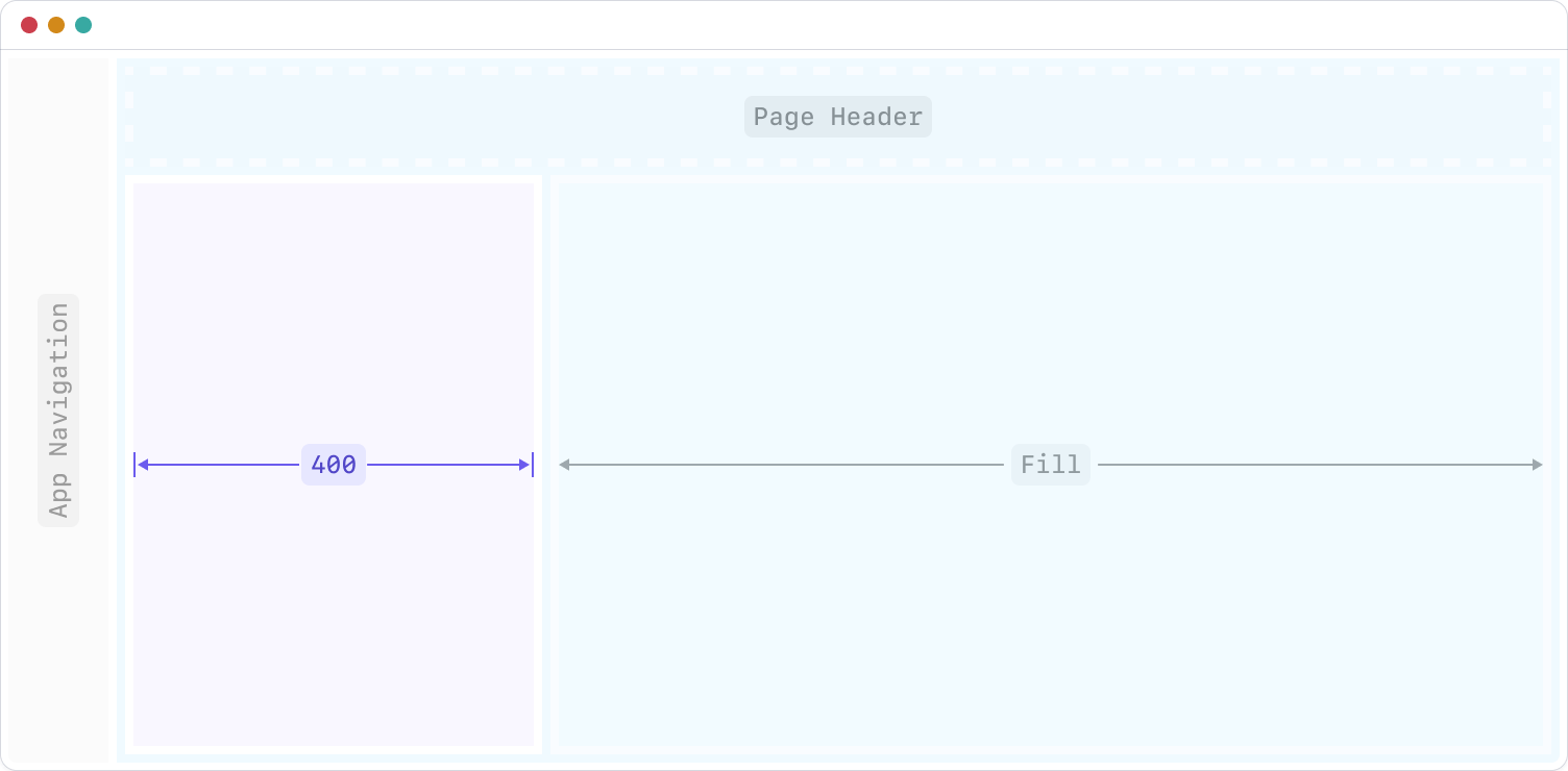 App Frame - Content Navigation max width