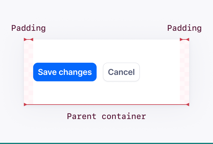 ✅ Leverage the Button's intrinsic size