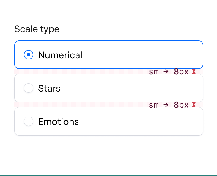 ✅ Related controls should be closer together