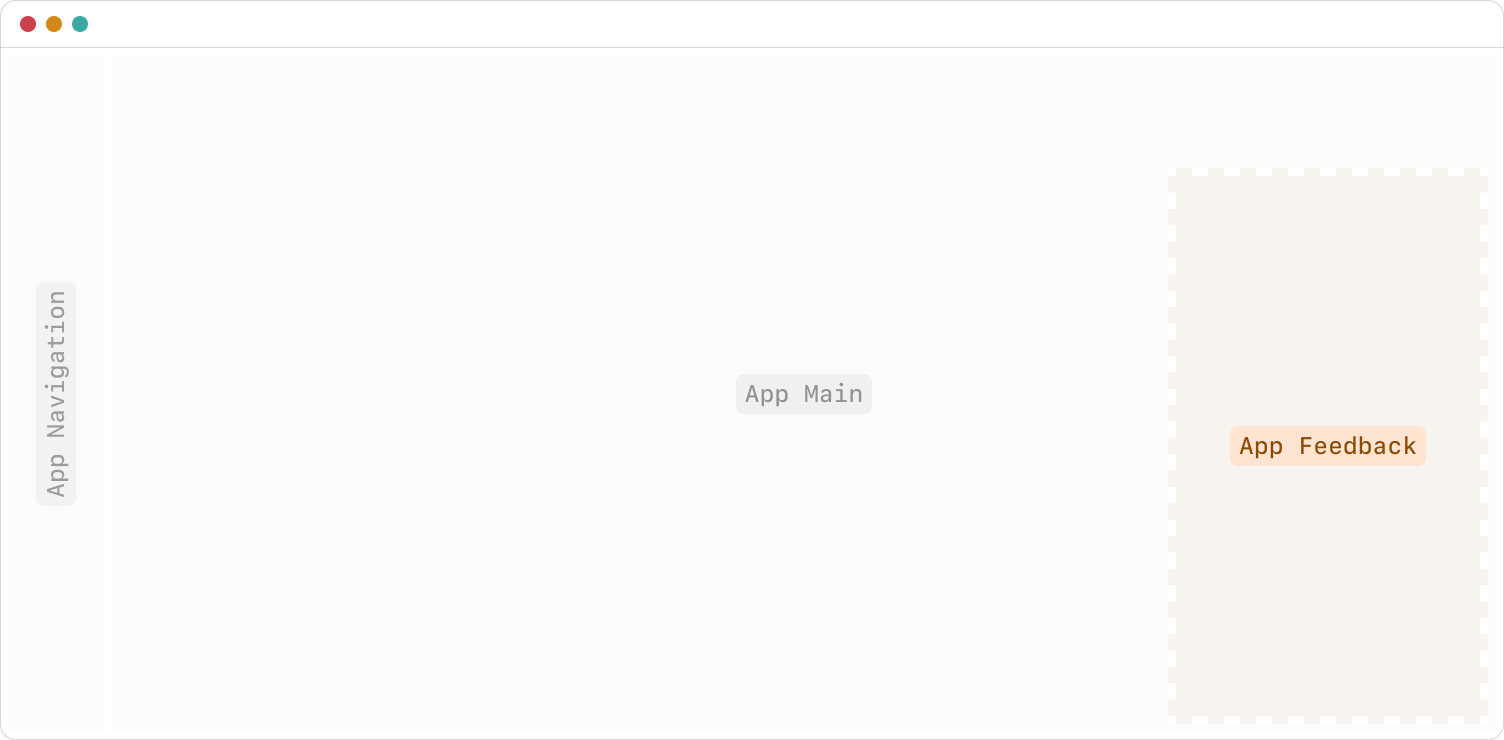App Frame - Notifications