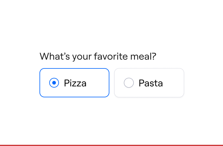 ⛔️ Avoid preselecting choices that may bias or mislead users