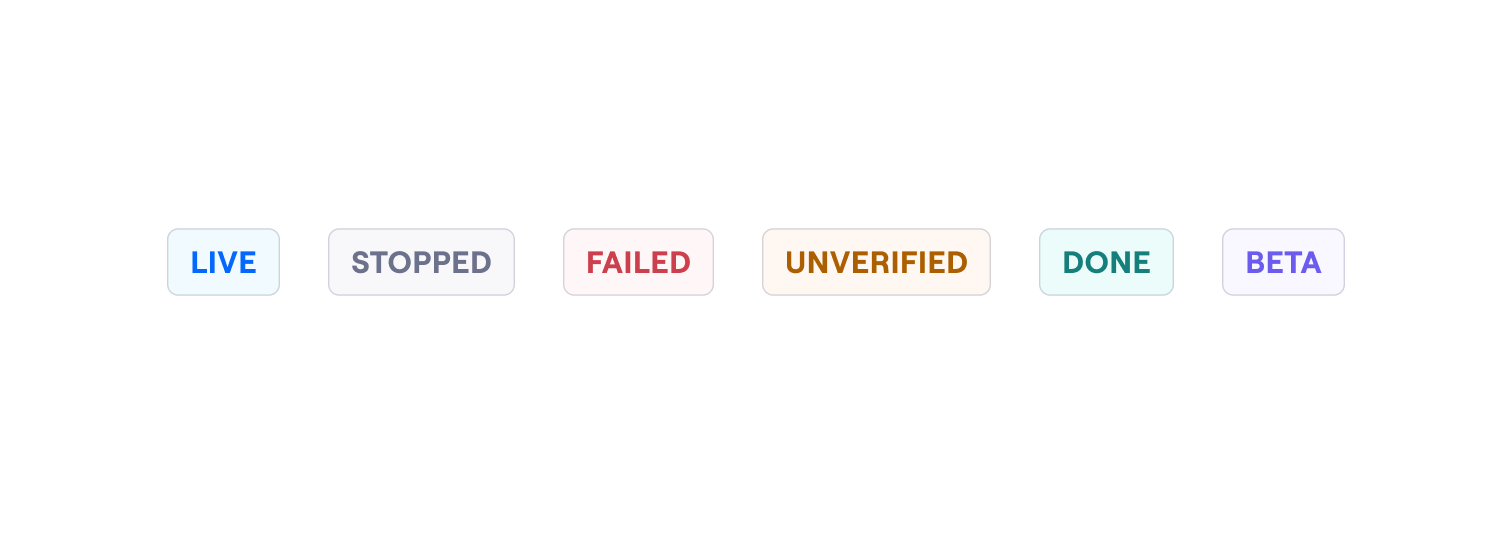This is how people without color blindness will experience our Badges.