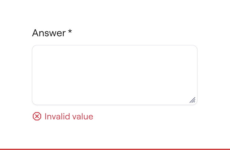 ⛔️ Avoid words such as ‘invalid,‘ ‘failed,‘ ‘must,‘ ‘wrong,‘ and similar.