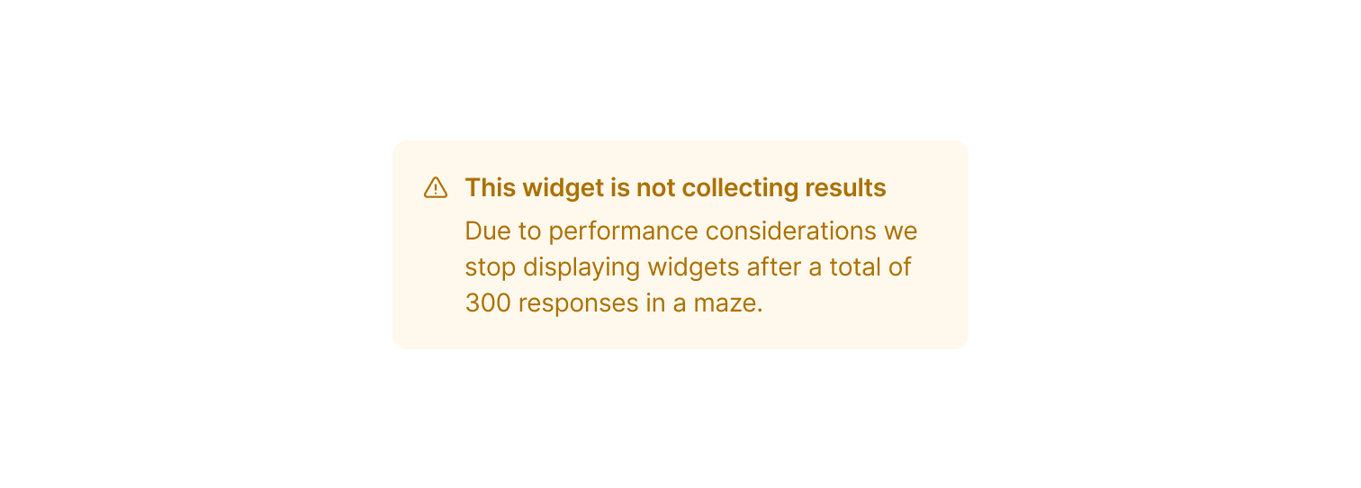 In this example, it was necessary to develop the reason for the warning a bit further, so the message was split in two: Heading and Description.