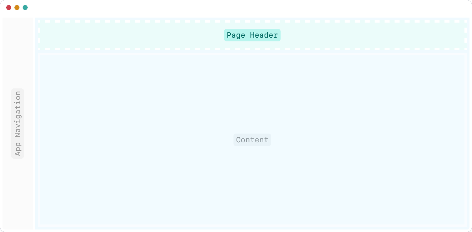 App Frame - Global Header