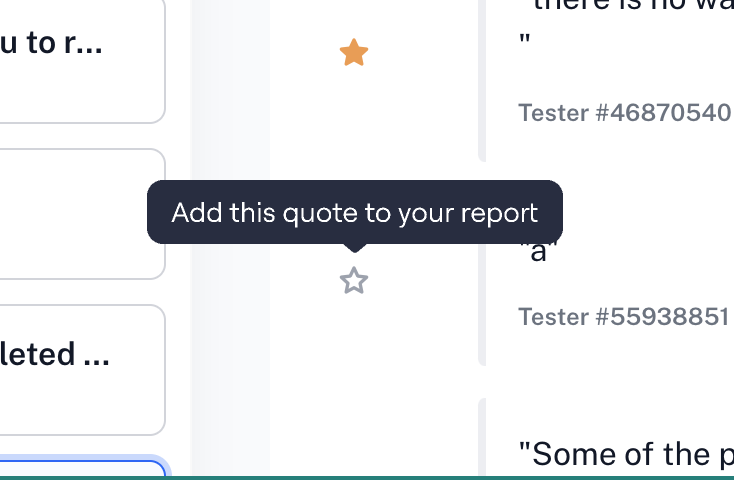 ✅ Consider using them to indicate how an interactive control with no Label works and the expected result.