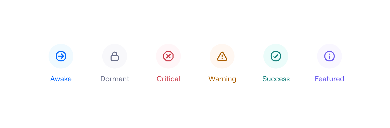 We combine color and iconography in the product to make it more inclusive.