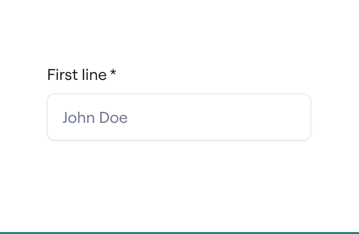 ✅ Show exemplary content in a placeholder.