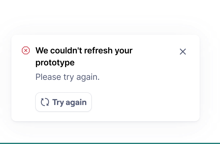 ✅ Use notifications when feedback takes a while to display