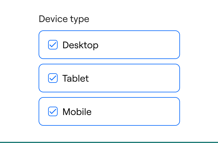 ✅ Consider using Multi-select for making multiple selections simultaneously