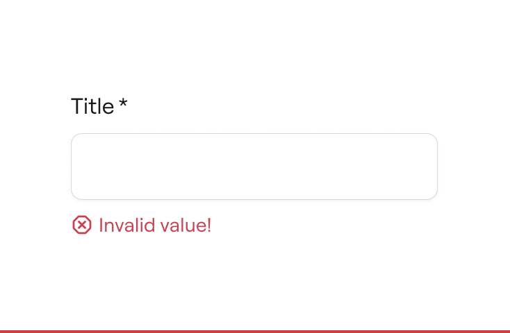 ⛔️ Avoid words such as ‘invalid,‘ ‘failed,‘ ‘must,‘ ‘wrong,‘ and similar. 