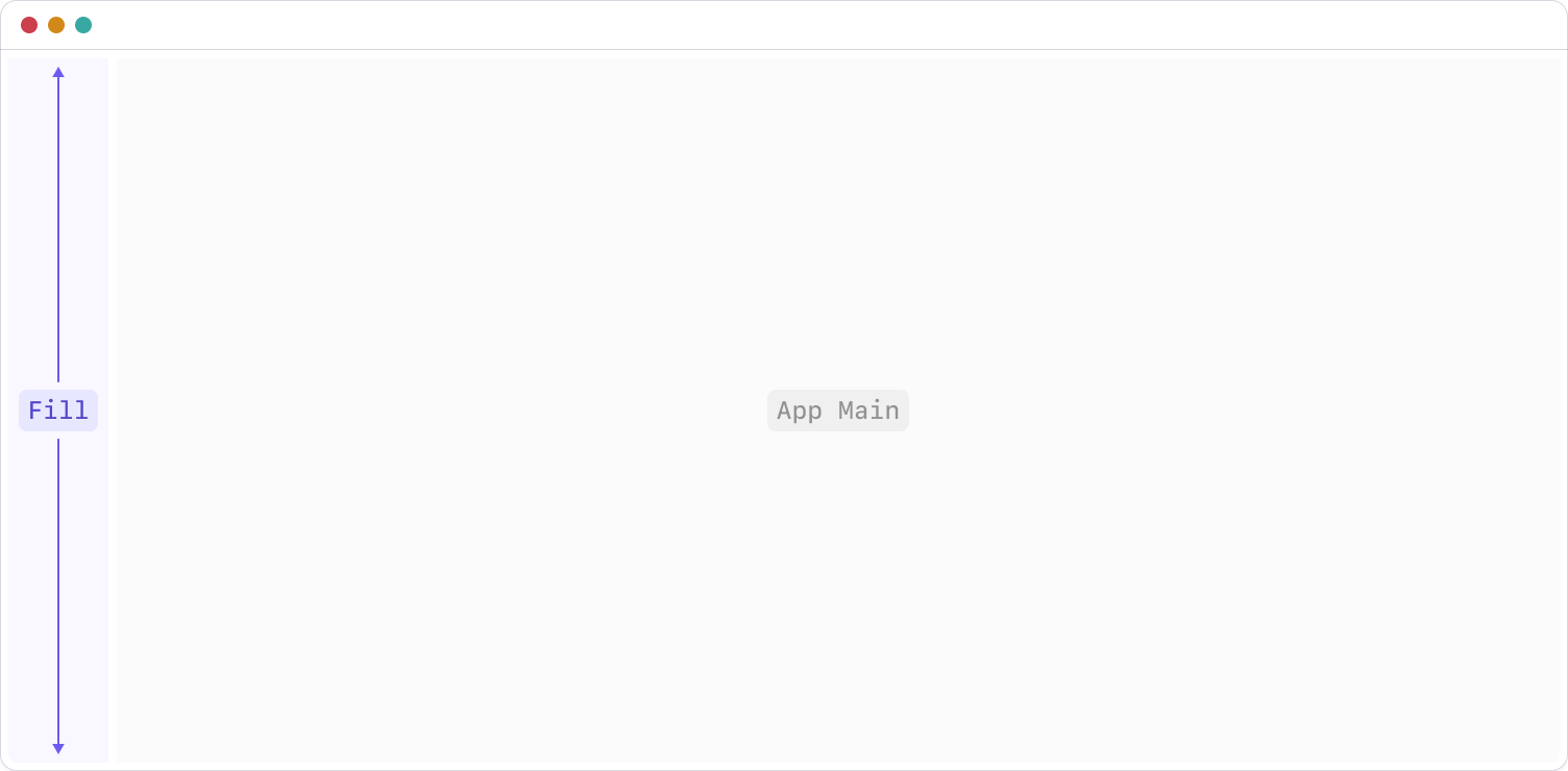App Frame - App Navigation height