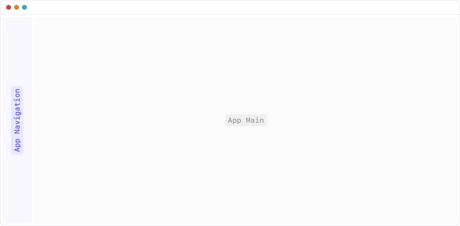 App Frame - App Navigation