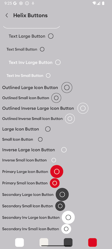 Android | Button | Made with Supernova