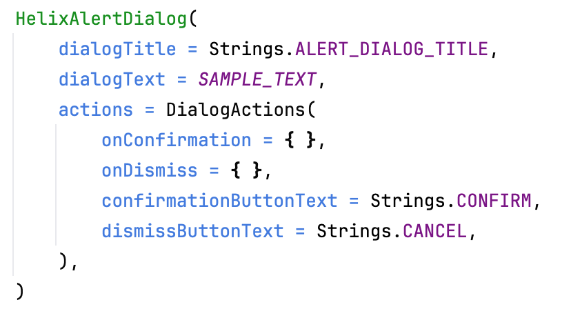 Android | Alert dialog | Made with Supernova