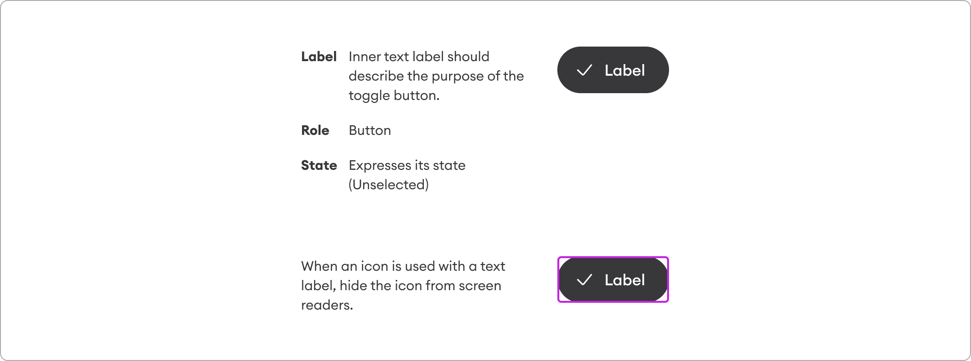 Design | Toggle button | Made with Supernova