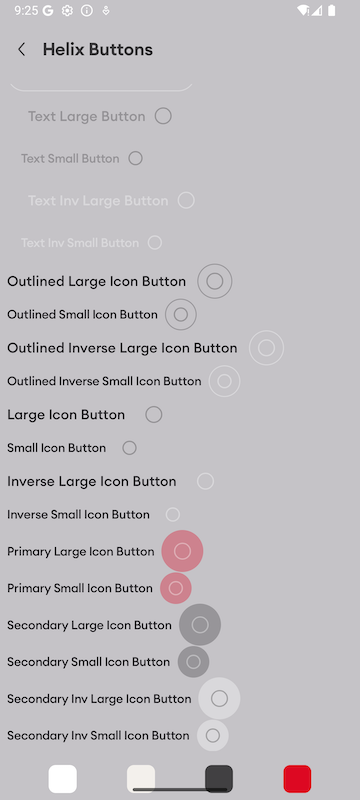 Android | Button | Made with Supernova