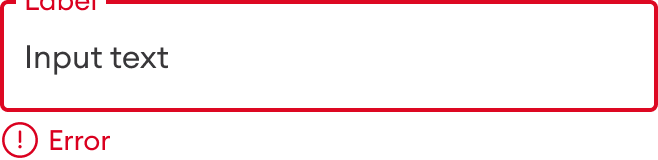 Android | Text field | Made with Supernova