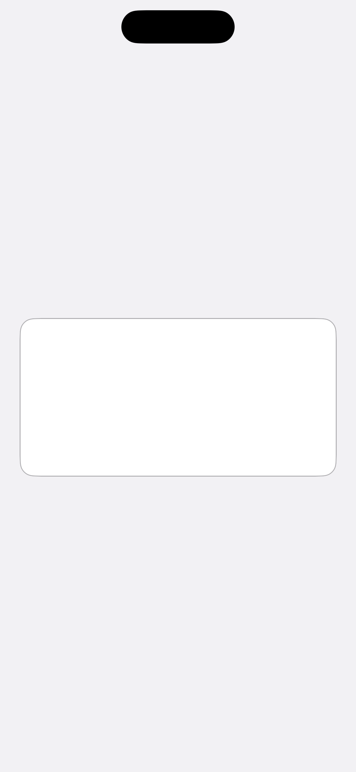 iOS | Card | Made with Supernova
