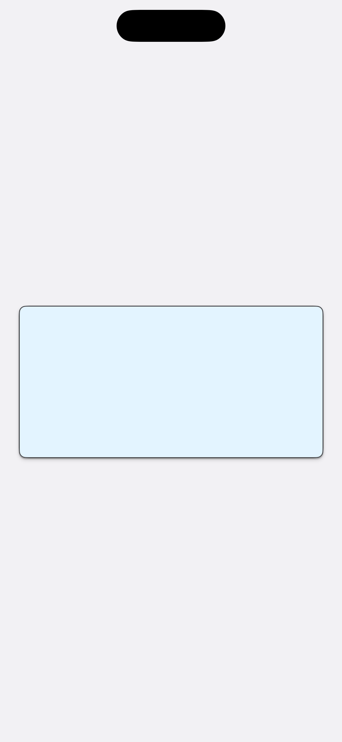 iOS | Card | Made with Supernova