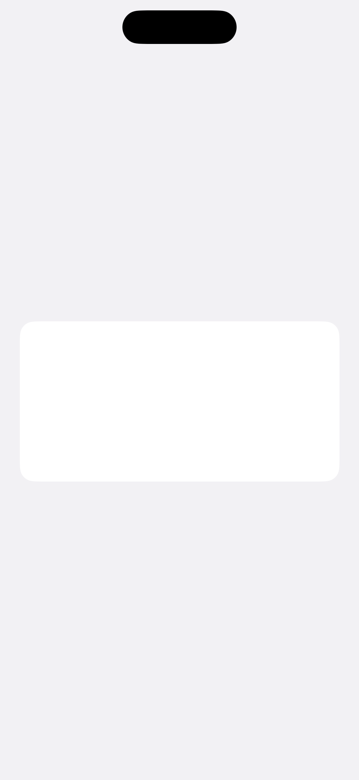 iOS | Card | Made with Supernova