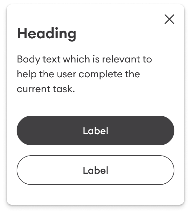 Design | Modal | Made with Supernova