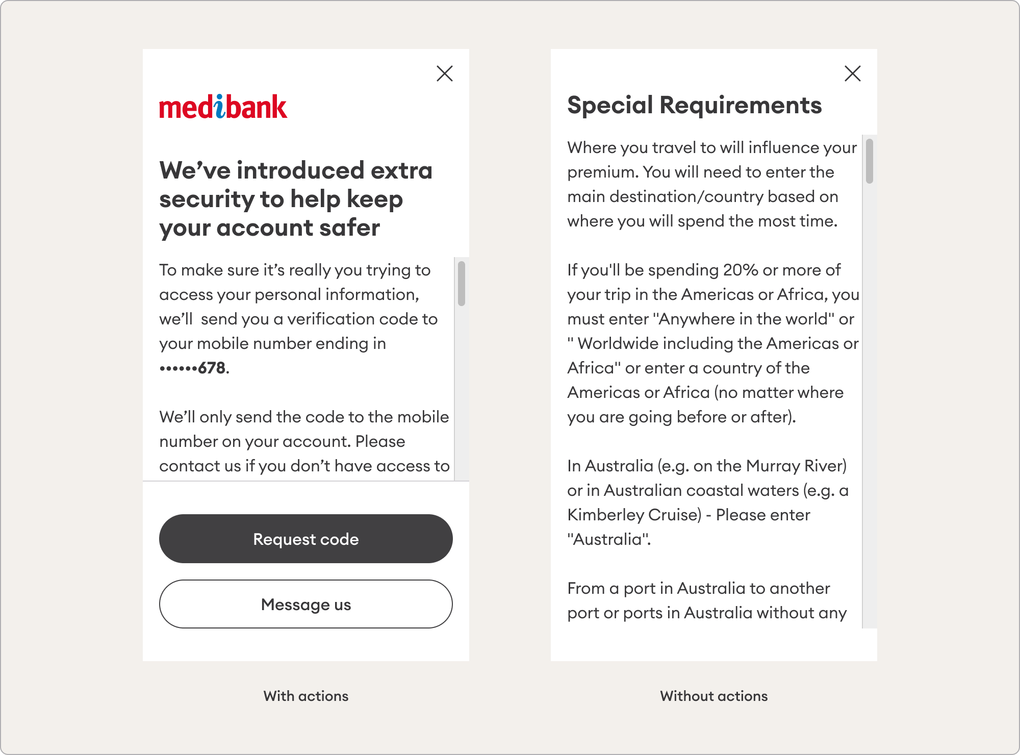 Design | Modal | Made with Supernova